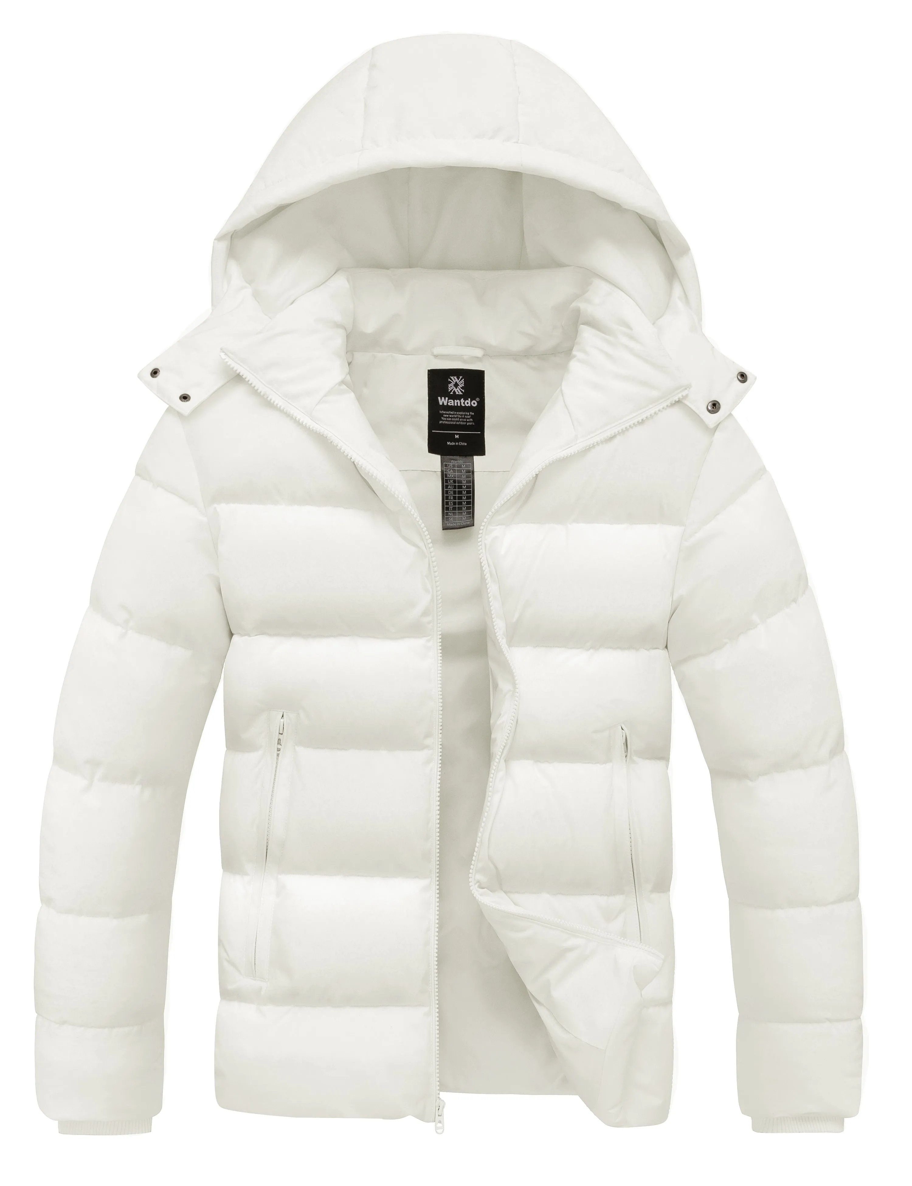 wantdo Men's Winter Puffer Jacket