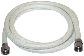 WHITE NYLON REINFORCED FLEXIBLE HOSE 5 METRE