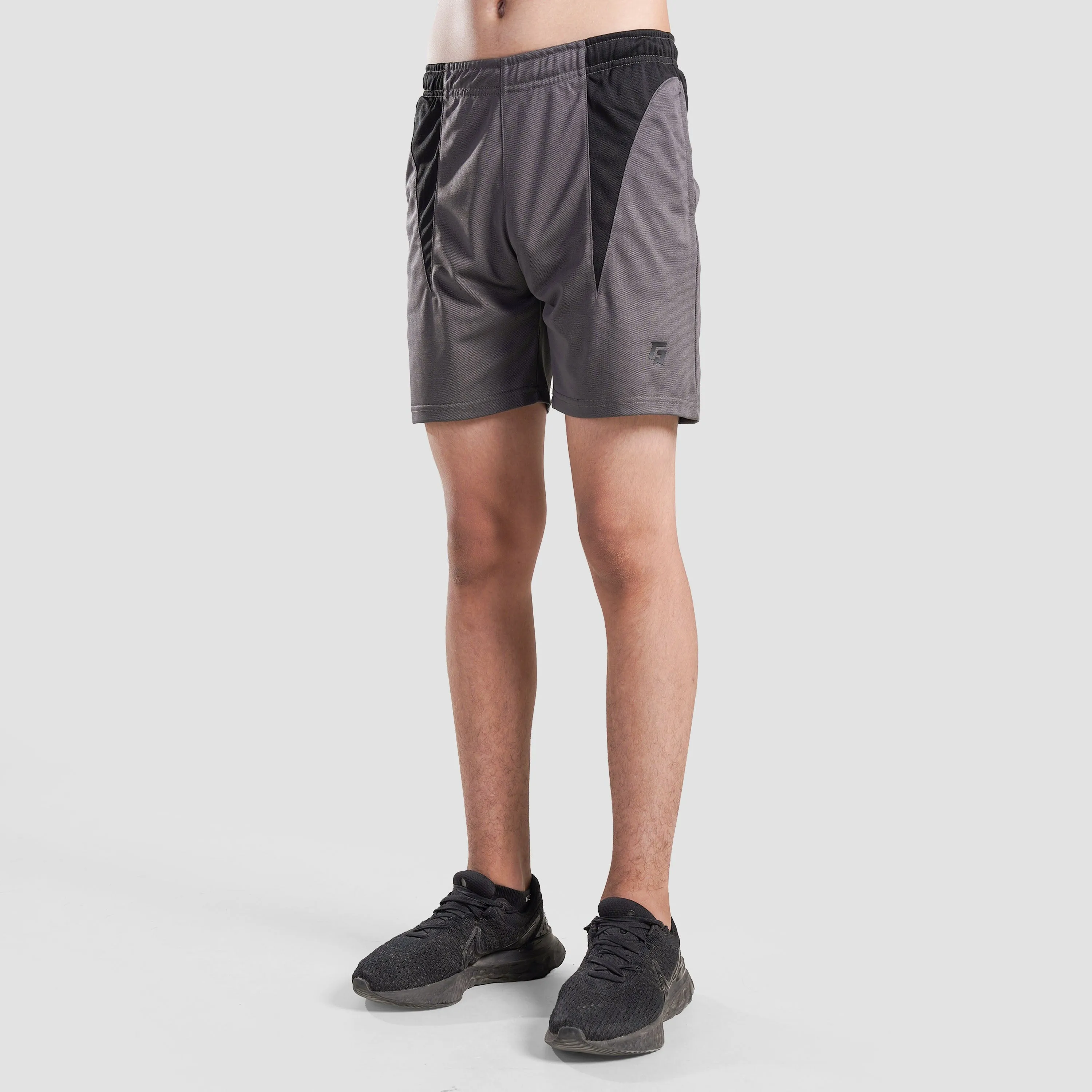 Youth Active Flow Shorts (Grey)